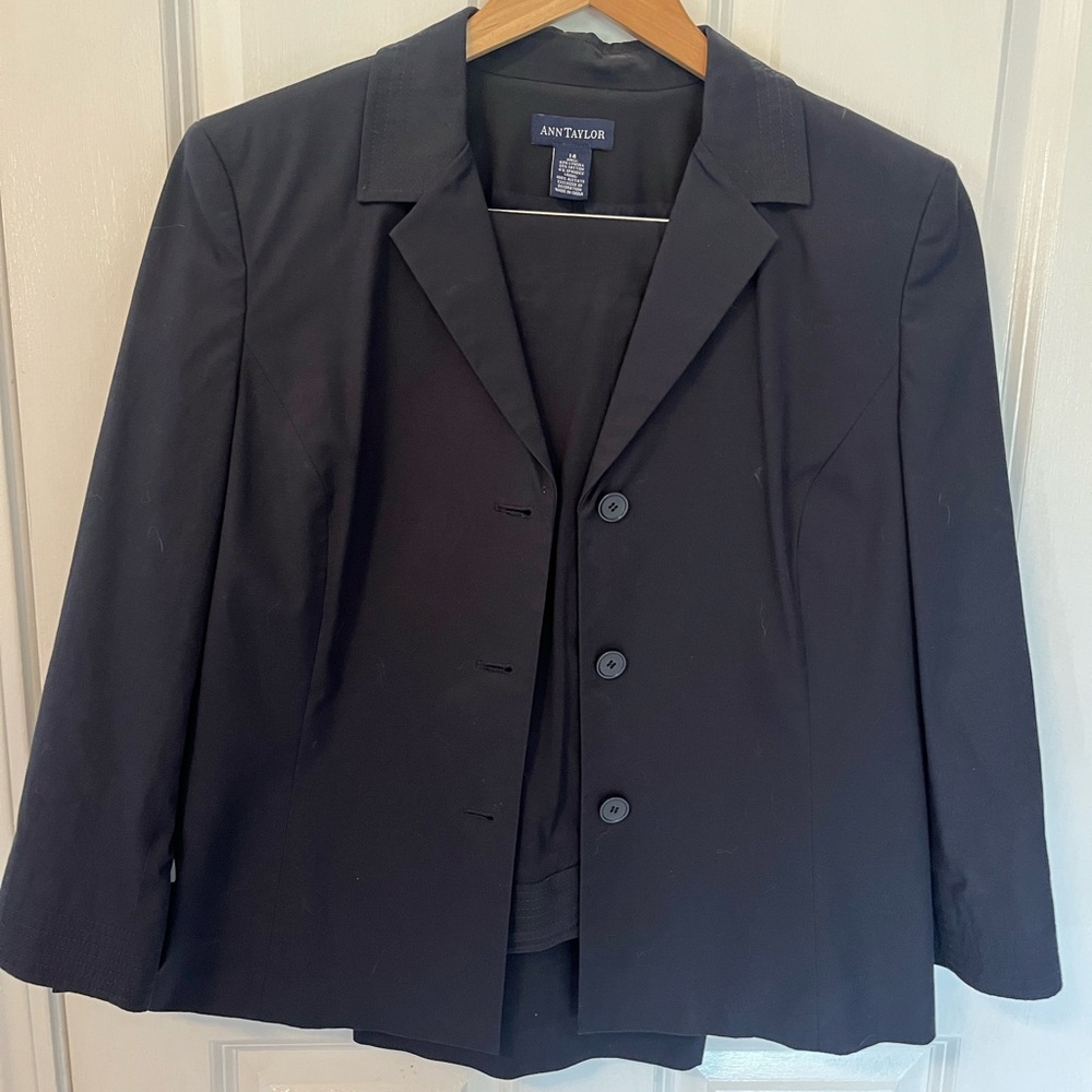 Ann Taylor 3 Piece Pant & Skirt Suit